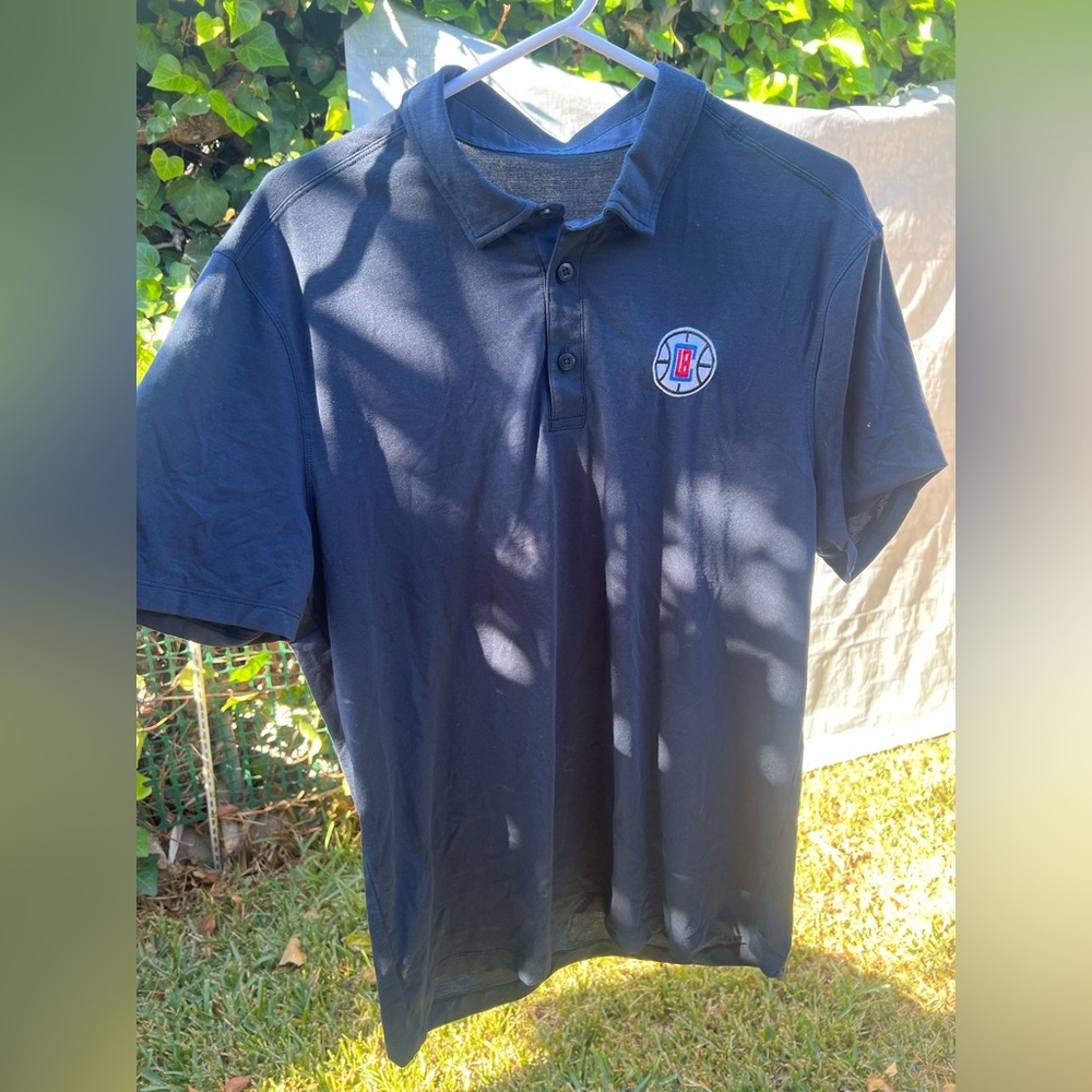 Blue Lululemon Polo. Men’s Medium. Los Angeles Clippers.